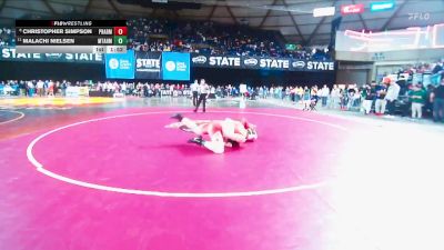 Boys 3A 285 lbs Champ. Round 3 - Malachi Nielsen, Mount Tahoma vs Christopher Simpson, Prairie