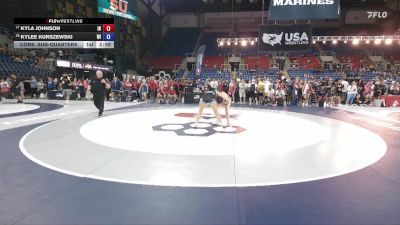 125 lbs Cons. Sub-quarters - Kyla Johnson, IN vs Kylee Kurszewski, WI