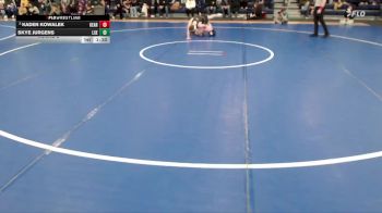 126 lbs Round 2 - Kaden Kowalek, Kearney vs Skye Jurgens, Lincoln Southeast