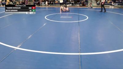126 lbs Round 2 - Kaden Kowalek, Kearney vs Skye Jurgens, Lincoln Southeast