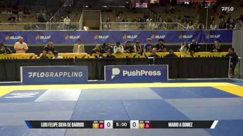 Mario A Gomez vs Luis Felipe Silva De Barros 2026 Pan Jiu Jitsu IBJJF Championship