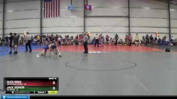 100 lbs Round 3 (6 Team) - Alex Reed, Oklahoma Storm vs Jack Signor, PA White