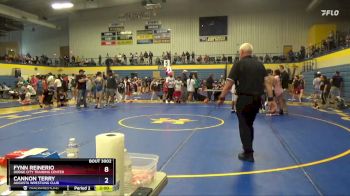 97 lbs Champ. Round 1 - Fynn Reinerio, Dodge City Training Center vs Cannon Terry, Augusta Wrestling Club