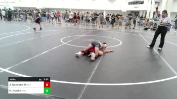 61 lbs Quarterfinal - Javier Sanchez III, Southwest Stallions WC vs Hutch Nordin, Ravage WC