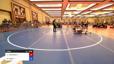 215 lbs Round Of 16 - Logan McClellan, Oh vs Aiden Hight, Pa