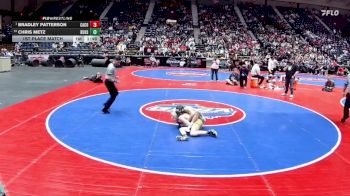 113-6A 1st Place Match - Bradley Patterson, Camden County vs Chris Metz, Buford HS