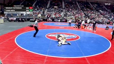 113-6A 1st Place Match - Bradley Patterson, Camden County vs Chris Metz, Buford HS