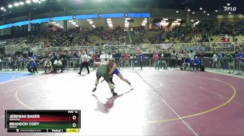 165 2A Quarterfinal - Jerimiah Baker, Oakleaf vs Brandon Cody, Jesuit