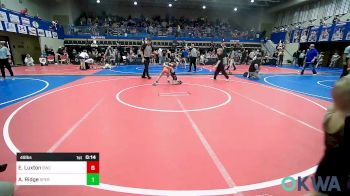 49 lbs Consi Of 8 #1 - Everett Luxton, Bartlesville Wrestling Club vs Able Ridge, Sperry Wrestling Club
