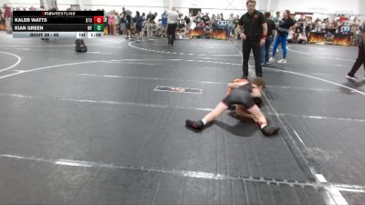 95 lbs Round 3 - Kaleb Watts, Bison Takedown Club vs Kian Green, Morris Fitness