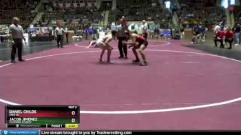 160 lbs Champ. Round 1 - Jacob Jimenez, Cleburne County vs Daniel Childs, Saks Sr