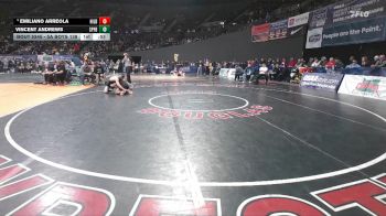5A Boys 138 lbs Cons. Round 2 - Emiliano Arreola, Hillsboro Boys vs Vincent Andrews, Springfield Boys