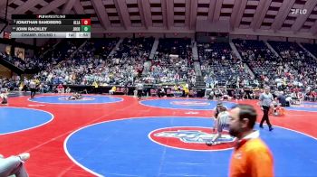 4A-144 lbs Champ. Round 1 - Jonathan Sandberg, Allatoona vs John Rackley, Jones County