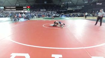 Boys 1B/2B 132 7th Place Match - Joseph Young, Kettle Falls vs Tyson Nunley, Newport