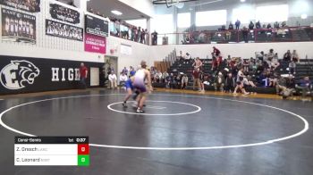 152 lbs Consolation - Zach Dresch, Lancaster Catholic vs Conor Leonard, Northern Lebanon