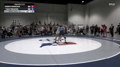 57 lbs Cons. Round 6 - Joseph Uhorchuk, Minion Training Center vs Nick Treaster, Navy Wrestling Club