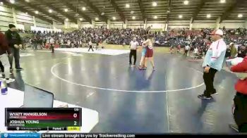 120 lbs Cons. Round 4 - Joshua Young, Northridge vs Wyatt Mangelson, Spanish Fork