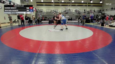 285 lbs Rr Rnd 3 - Korbin Mincey, Team Alpha Wrestling vs Brayden Patrick, East Jackson Takedown Club