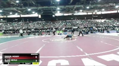 126 lbs Semifinal - Samuel Moody, Riverton vs Blake Nevils, Meridian