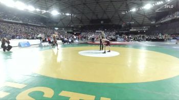 Boys 1A 120 lbs Champ. Round 2 - Lane Black, Riverside vs Finley Ekerson, Montesano