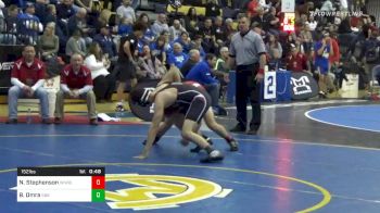 152 lbs Consolation - Nate Stephenson, Waynesburg vs Basil Dmra, Stroudsburg