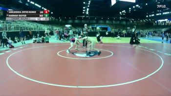 110 lbs Champ. Round 1 - Amileshka Ortiz-Nunez, Lake Gibson vs Hannah Royer, Bartow Senior