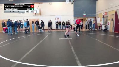 120 lbs Champ. Round 1 - Roman Enzo Sklavos, Canyon Ridge vs Davis Reynard, Bishop Kelly High School