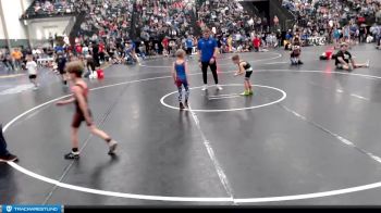 53-58 lbs Quarterfinal - Spencer Bernshausen, FoxFit Wrestling vs Gage Kliewer, Blue Hill