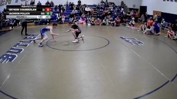 139-146 lbs Round 2 - Bryndin Chamberlain, Clearfield HS vs Jackson Pollick, Kiski Area