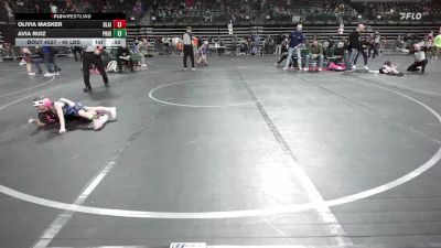 45 lbs Final - Olivia Masker, Blairstown Wrestling Club vs Avia Ruiz, Pride WC