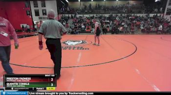 215 lbs Cons. Round 3 - Caedmon Jauch, MILTON (WI) vs Dan Michelson, Hoffman Estates (CONANT)