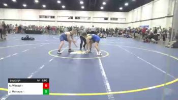 182 lbs Prelims - Andrew Wenzel, IL vs Jude Monaco, LA