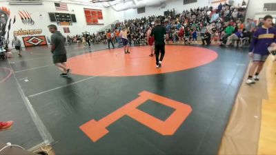 275 lbs Round 1 - Asher Costa- Masters, Laurel Middle School vs Darin Harris, Riverton Middle School