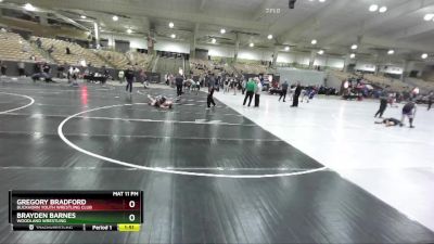 130 lbs Cons. Semi - Brayden Barnes, Woodland Wrestling vs Gregory Bradford, Buckhorn Youth Wrestling Club