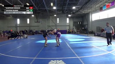 157 Silver Cons. Round 2 - Trystan Blenis, University Of The Ozarks vs Sampson Henson, Wartburg