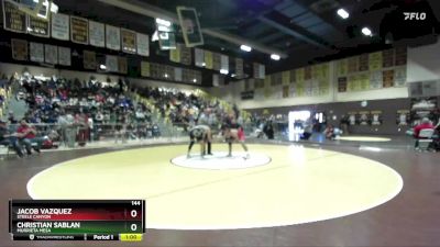 144 lbs Cons. Round 2 - Jacob Vazquez, Steele Canyon vs Christian Sablan, Murrieta Mesa