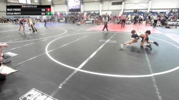 95 lbs Consi Of 8 #2 - Max Perez, California Grapplers vs Kyle Petty, Relentless