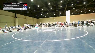 145 lbs Cons. Round 4 - Adrianna Chronister, OK vs Sophia Hoeme, KS
