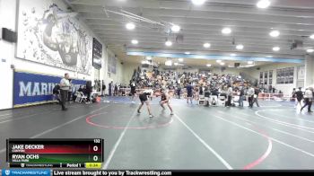 132 lbs Cons. Semi - Jake Decker, Canyon vs Ryan Ochs, Villa Park