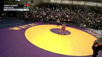 6A 145 lbs 3rd Place Match - Piper Taylor, Syracuse vs Isabella Peterson, Cedar Valley