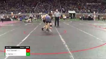 D1-152 lbs Cons. Round 1 - Nathan O`Donnell, Warren De La Salle Collegiate vs Erich James Harvey, Grand Rapids Forest Hills Northern