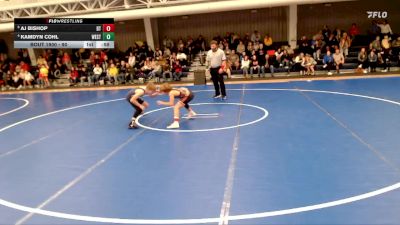 90 lbs Quarterfinal - Aj Bishop, Doniphan Trumbull vs Kamdyn Cohl, Westridge