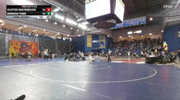 132 lbs Cons. Round 1 - Clayton Waltenbaugh, The Hill School vs Brendan Tobin, Loyola Blakefield