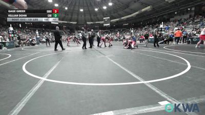 131 lbs Rr Rnd 2 - Gage Greer, Duncan Demon Wrestling vs Killian Dohn, Chieftain Wrestling Club