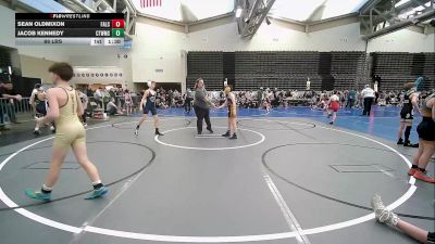 89 lbs Rr Rnd 6 - Sean Oldmixon, Falcons Wrestling Club vs Jacob Kennedy, CT Refinery