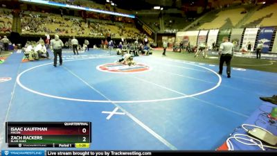 165 Class 2 lbs Quarterfinal - Zach Rackers, Blair Oaks vs Isaac Kauffman, Macon