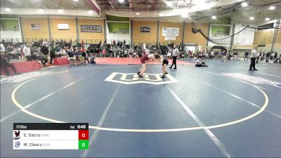 170 lbs Consi Of 16 #2 - Spencer Sierra, Timberlane vs Matthew Cleary, Plymouth