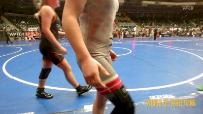 120 lbs Consi Of 8 #2 - Victoria Powers, Nebraska Wrestling Academy vs Scout Puryear, Willard Youth Wrestling