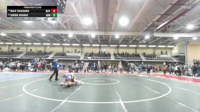 138 lbs Consi Of 8 #1 - Max Vasquez, Mt. Pleasant vs Owen DiOrio, Barrington