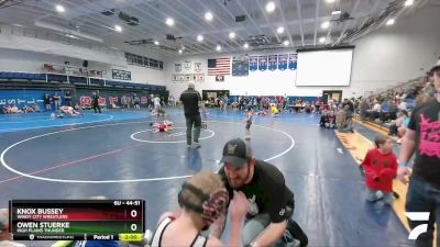 44-51 lbs Round 5 - Knox Bussey, Windy City Wrestlers vs Owen Stuerke, High Plains Thunder